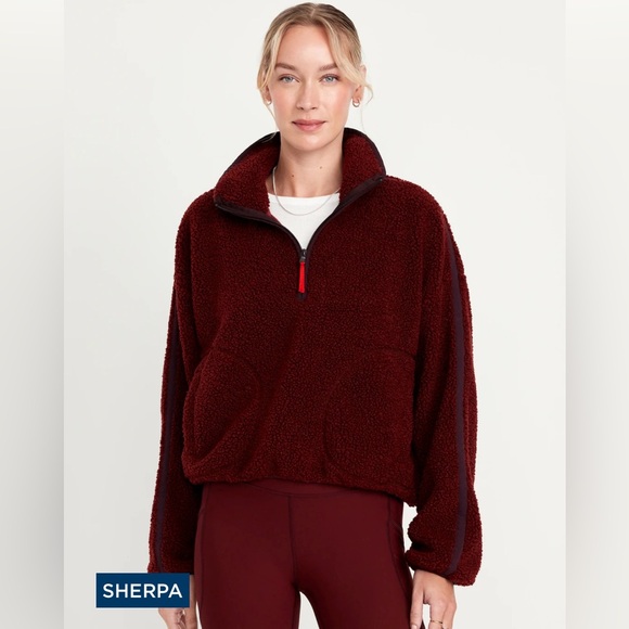Gap Sherpa Half Zip in Size Small - Picture 3 of 3